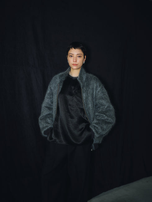 plain satin shirt